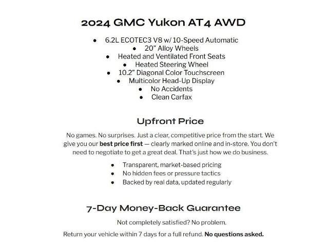 2024 GMC Yukon AT4