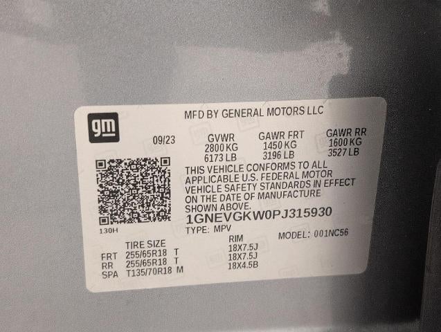 2023 Chevrolet Traverse LT Cloth