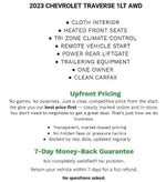 2023 Chevrolet Traverse LT Cloth