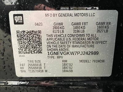 2023 Chevrolet Traverse LT Cloth