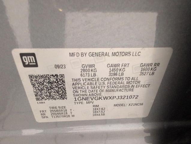 2023 Chevrolet Traverse LT Cloth
