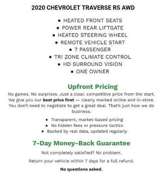 2020 Chevrolet Traverse RS