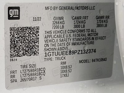 2023 GMC Sierra 1500 AT4