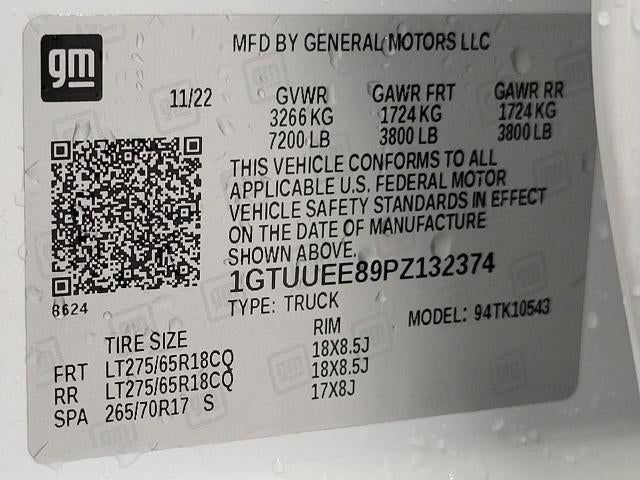 2023 GMC Sierra 1500 AT4