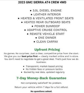 2023 GMC Sierra 1500 AT4