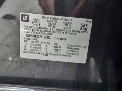 2015 GMC Sierra 1500 SLE