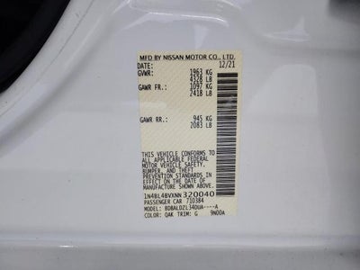 2022 Nissan Altima S FWD