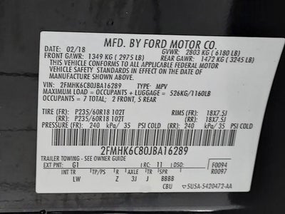 2018 Ford Flex SEL