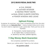 2012 Buick Regal Base