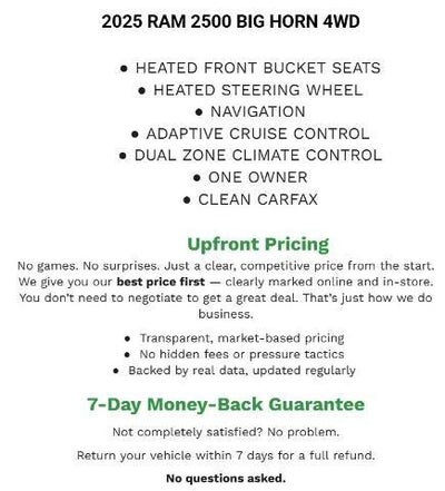 2025 RAM 2500 Big Horn