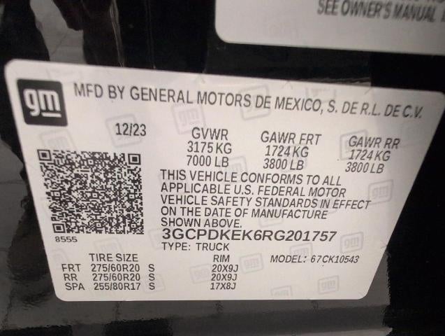 2024 Chevrolet Silverado 1500 LT (2FL)