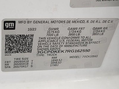 2024 Chevrolet Silverado 1500 LT (2FL)