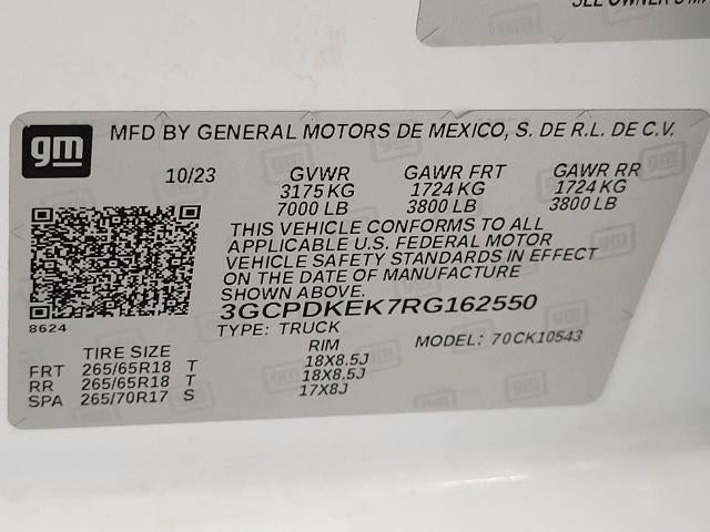 2024 Chevrolet Silverado 1500 LT (2FL)