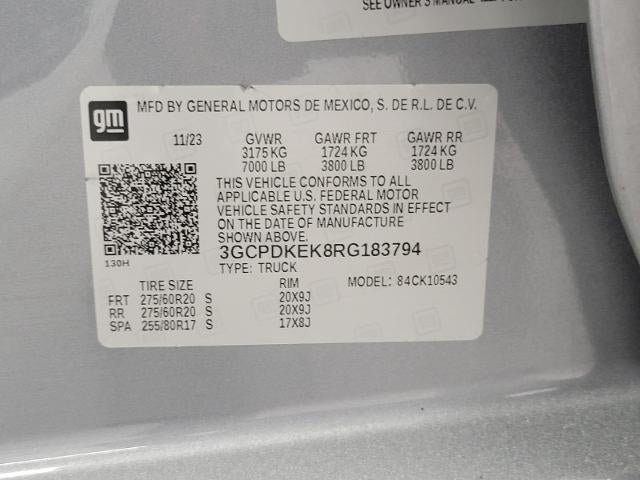 2024 Chevrolet Silverado 1500 LT (2FL)