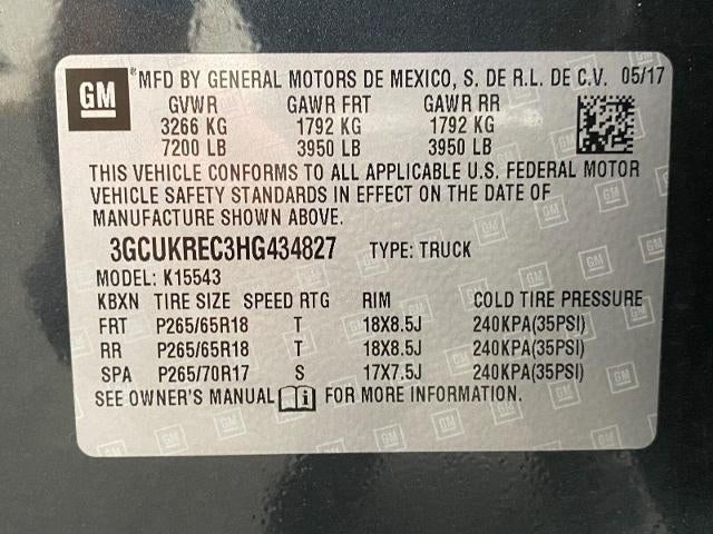 2017 Chevrolet Silverado 1500 LT