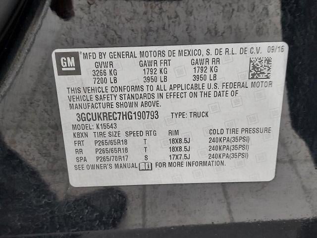 2017 Chevrolet Silverado 1500 LT