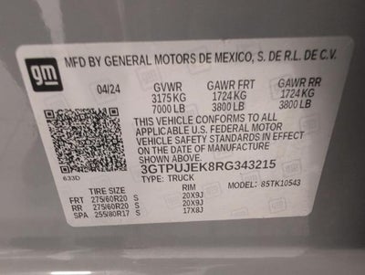 2024 GMC Sierra 1500 Elevation