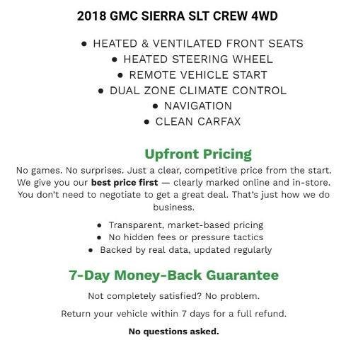 2018 GMC Sierra 1500 SLT