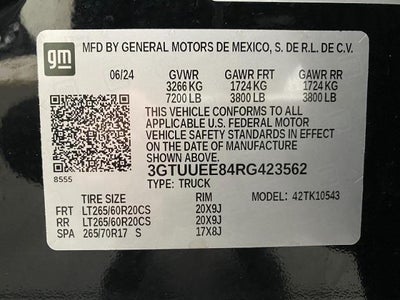 2024 GMC Sierra 1500 AT4