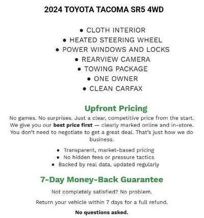 2024 Toyota Tacoma SR5