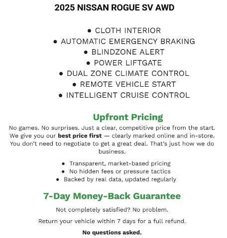 2025 Nissan Rogue SV Intelligent AWD