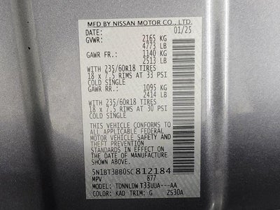 2025 Nissan Rogue SV Intelligent AWD