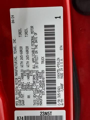 2024 Toyota Tundra Hybrid Limited 4WD