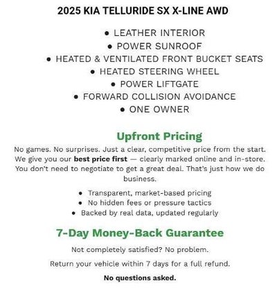 2025 Kia Telluride SX X-Line