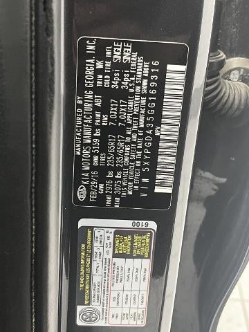 2016 Kia Sorento 2.4L LX