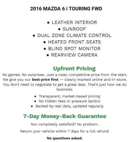 2016 Mazda Mazda6 i Touring