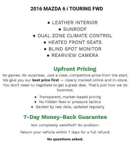 2016 Mazda Mazda6 i Touring