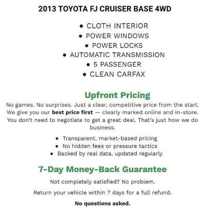 2013 Toyota FJ Cruiser Base