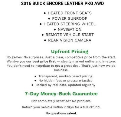 2016 Buick Encore Leather
