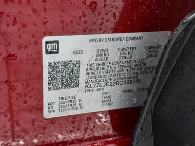 2024 Chevrolet Trax 2RS