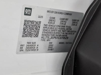 2026 Chevrolet Trax 2RS