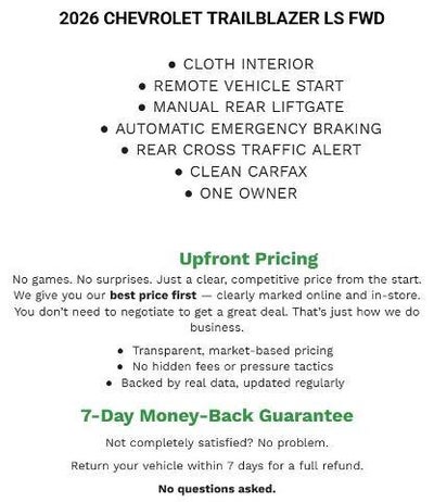 2026 Chevrolet Trailblazer LS