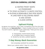 2025 Kia Carnival LXS